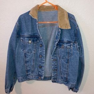 oversized denim jacket